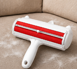 Novira™ Pet Hair Removal Set – Hair Collector with Container + Grooming Glove