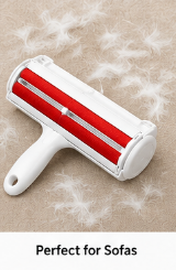 Novira™ Pet Hair Removal Set – Hair Collector with Container + Grooming Glove